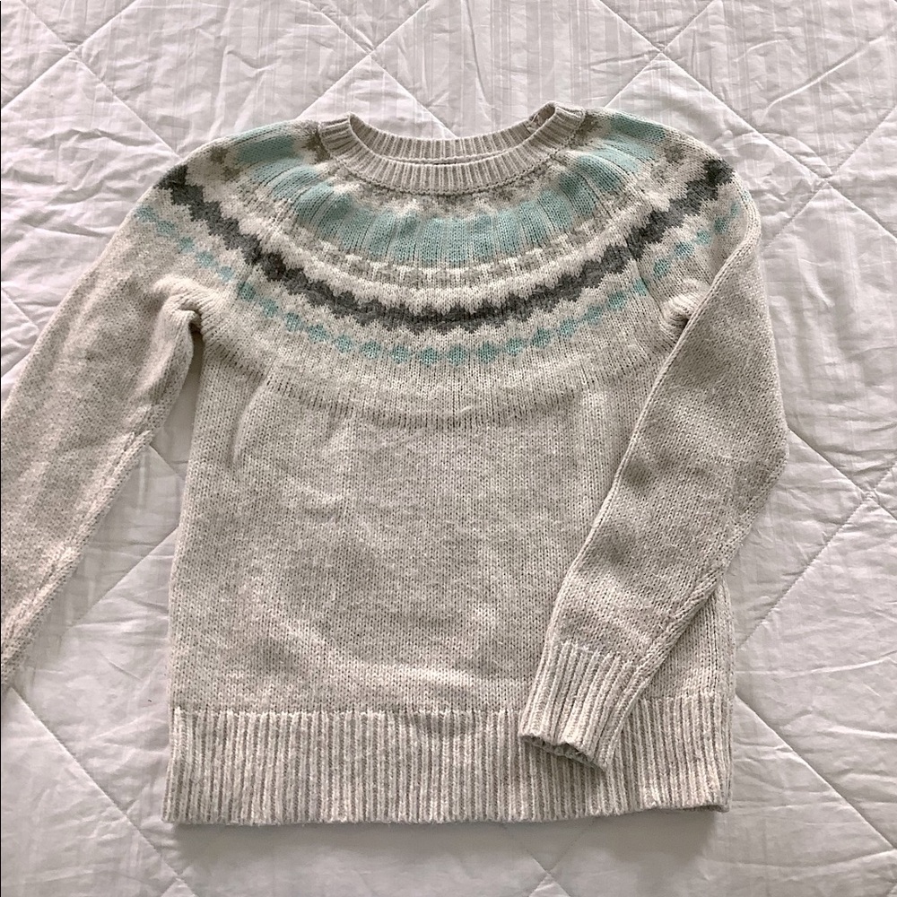 Banana Republic Icelandic pattern sweater